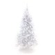  6.5′ Pre-Lit White Christmas Tree with Warm White Led Lights