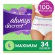  Incontinence Underwear for Women Maximum Absorbency L 34 Count