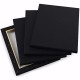  Stretched Canvas, Black, 8″x10″, Blank Canvas Boards for Painting – 12 Pack (ARTZ-9274)
