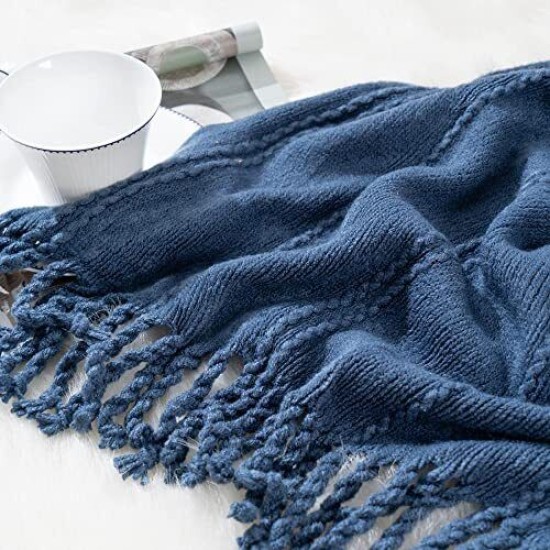  Home Knitted Throw Blanket