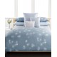  18″ Square Luna Pleat Decorative Pillow, Blue