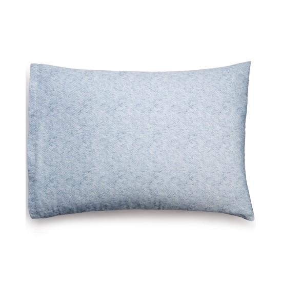  Home Silver Vine Shibori Twill Pillowcase, King, Mist