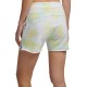  Women’s Tie-Dyed French Terry Shorts, Large, Lime