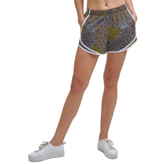  Womens Performance Printed Shorts, X-Large, Multi