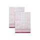  Chateau Royale Lasdon Bath Towel Set 2 pcs, Red, 27″ x 52,