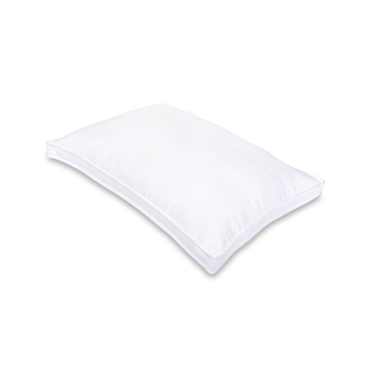  Gusseted Medium Standard/Queen Pillow Bedding, White