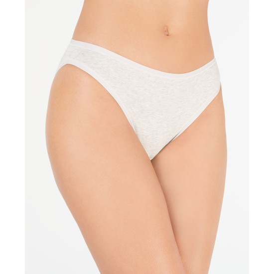  Supima Cotton Bikini Underwear, Dove Gray, 2X-Large
