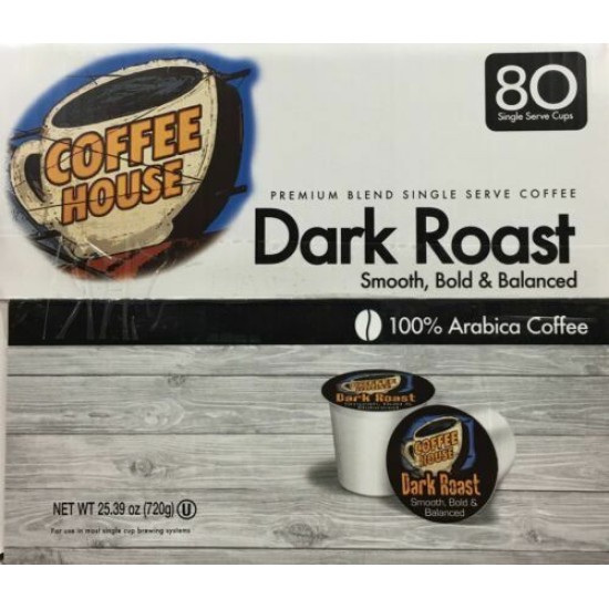  Dark Roast Coffee K-cups 80 Count
