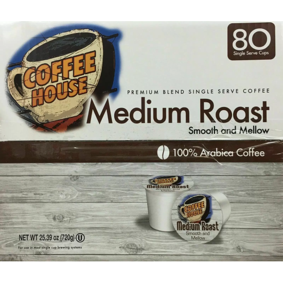  Medium Roast Coffee K-cups 80 Count
