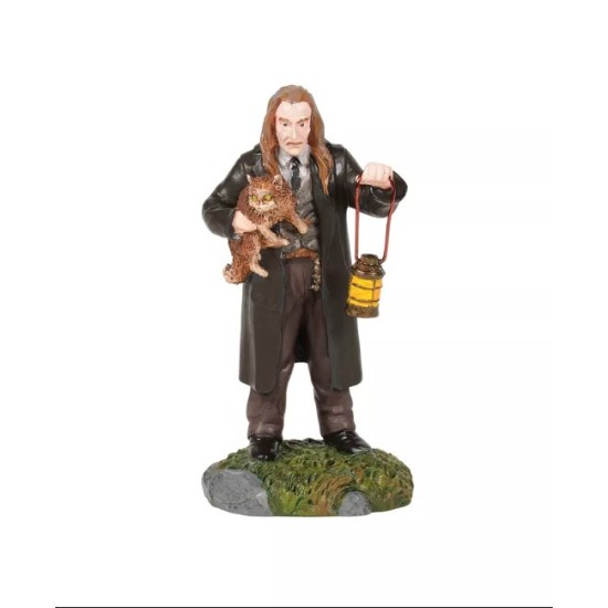 Harry Potter Village Filch And Mrs. Norris Figurine New with Box