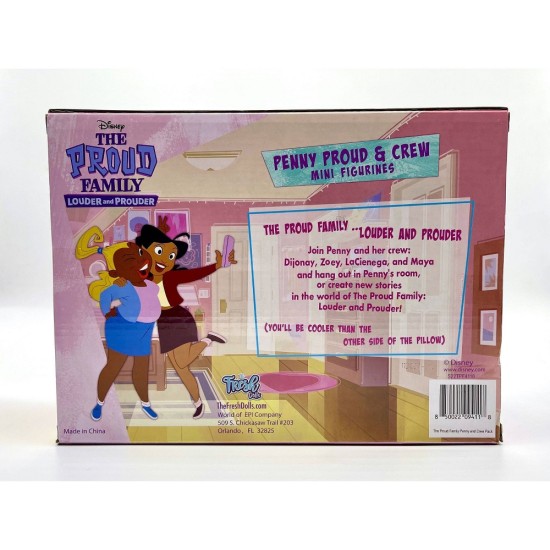  the Proud Family Penny Dijonay Lacienega Maya & Zoey 5-Piece Figure Play Set