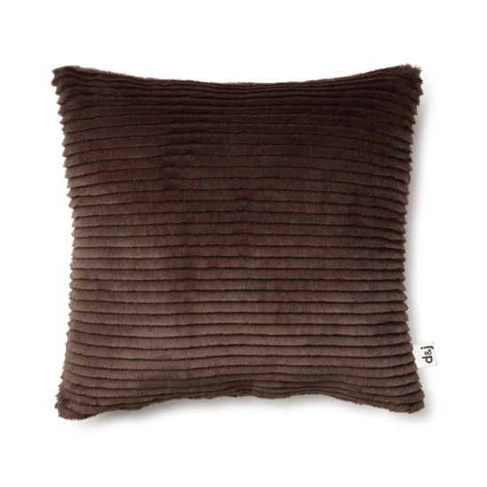 Drew & Jonathan Home Cut Faux Fur Solid Decorative Pillow 18 x 18