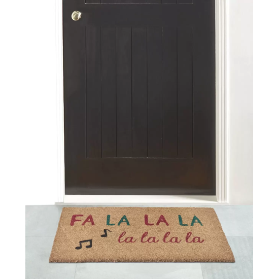Fa La La Coir Doormat Bedding, 18×13