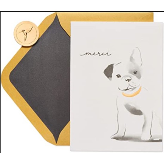Frenchie Dog Print Card – 