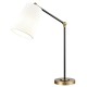 Lido Adjustable Table Lamp, Off-White, 39″X 6.5″