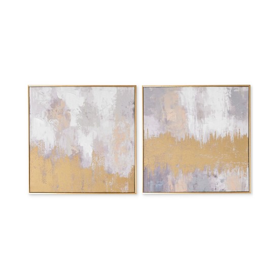 Graham & Brown 104017 Laguna Mist Wall Art, (Gold/Grey)