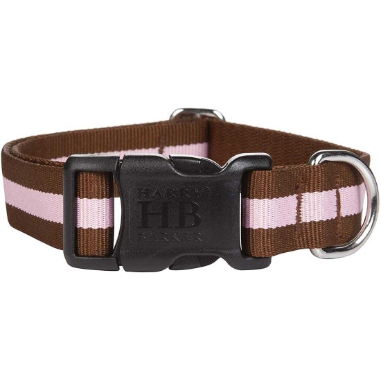  Eton Collar 8-14 inch (Brown/Pink, M)