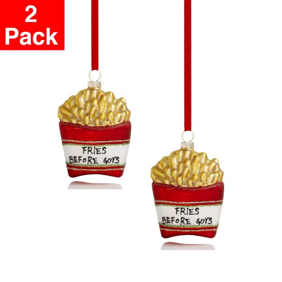  French Fries Ornament, Set of 2