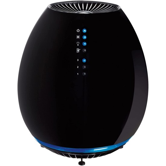 ® HEPA-Type Small Room Air Purifier, 112 Sq. Ft. Coverage, 11-3/8″ x 9-3/8″, Black
