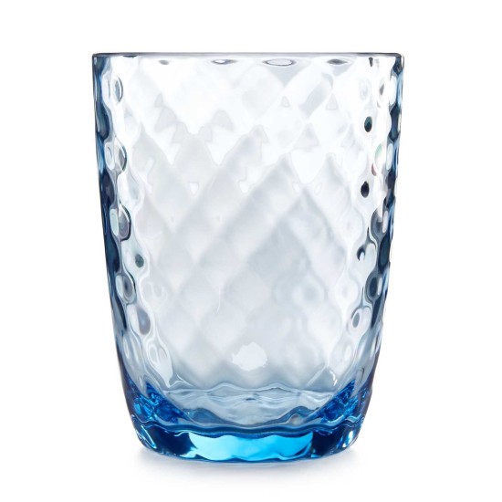  Blue Acrylic Drinkware Collection Double Old-Fashioned Glass
