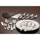 International Simplicity Service For One 5 Pc Place Setting Ss Flatware, Silver
