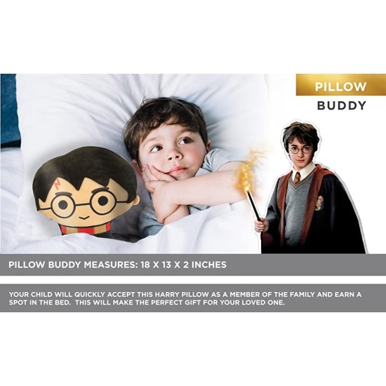 Jay Franco Warner Brothers Harry Potter Plush Stuffed Pillow Buddy – Kids Super Soft Polyester Microfiber, 17 inch (Official Warner Brothers Product)