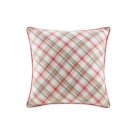  Holiday Plaid 2-Pack Decorative Pillow 20 x 20
