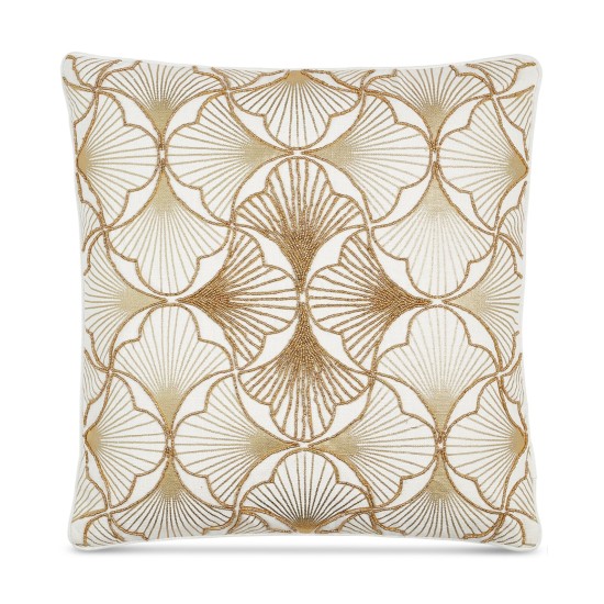  20 x 20″ Tinsley Decorative Pillow, White/Beige