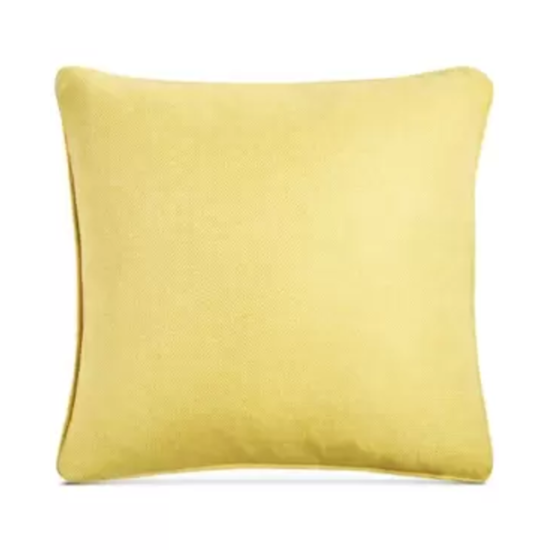  Matilda Herringbone 20″ Square Decorative Pillow,  Yellow 20×20