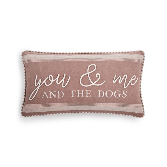  You, Me & The Dogs Pillow 14×24
