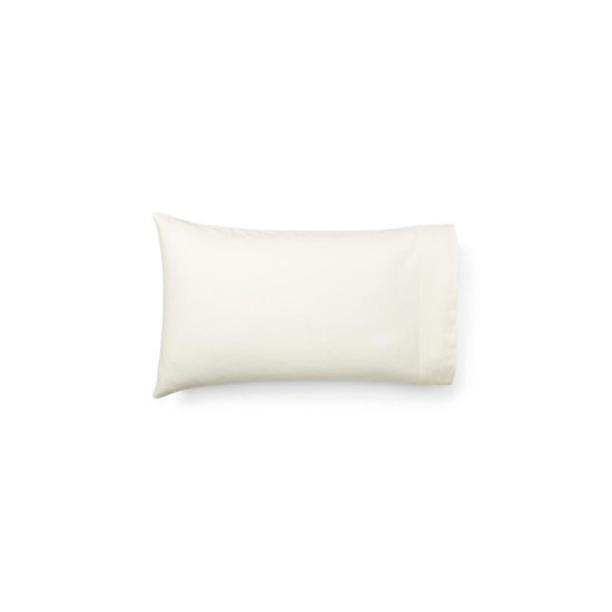  Flannel Pillowcase Pair, King, Ivory, King