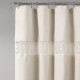  Neutral Dana Lace Shower Curtain, Bathroom Accessories (72″ x 72″)