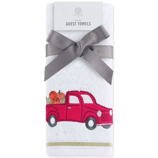  Truck Fingertip Towel, White, 11″ x 18″