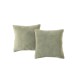  Velvet Square Decorative Pillow 2-Pack, 18 X 18,Green,