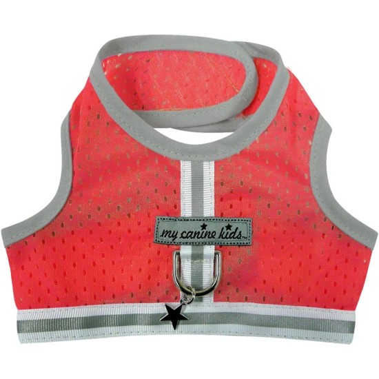 My Canine Kids Athletic Mesh Vests, Red, 1