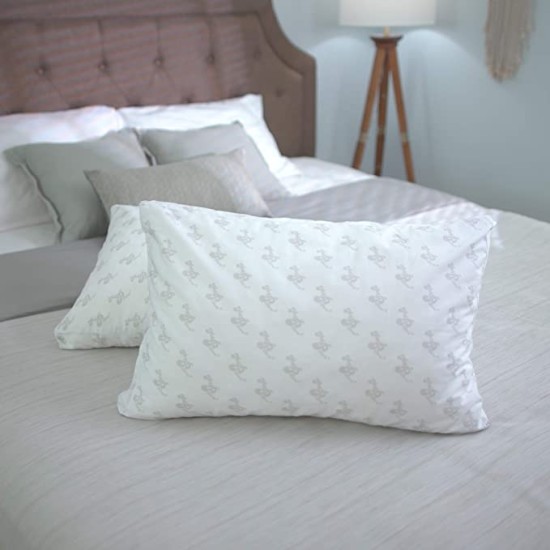 Standard Classic Medium Pillow, White