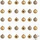 Holiday Christmas 30 Count 2.5in. Shatterproof Ornament Set