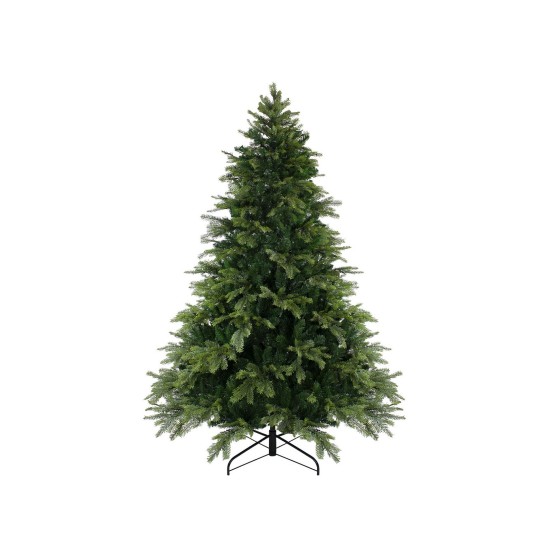  Green Hinged Pine Woodcrest Pine Artificial Christmas Tree, 6.5′