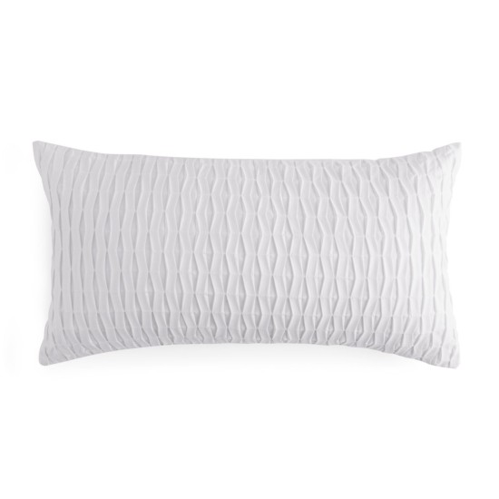  Diamond Pleats Decorative Pillow, 12 x 22