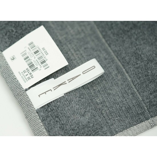  Fiber Dye 100% Cotton Made In Turkey 30″ X 20″ Hand Towel, Grey