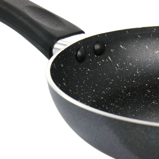  7.8 in. Nonstick Aluminum Frying Pan in Graphite Grey