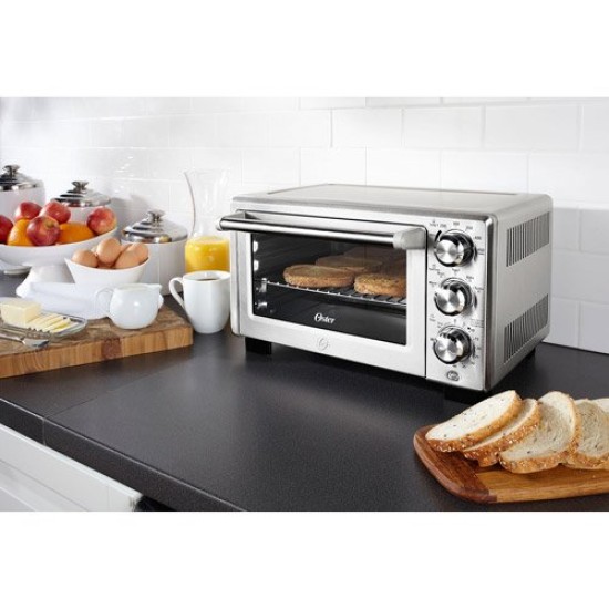  TSSTTVDFL2 6-Slice Stainless Steel Toaster Oven 1400 W – Silver