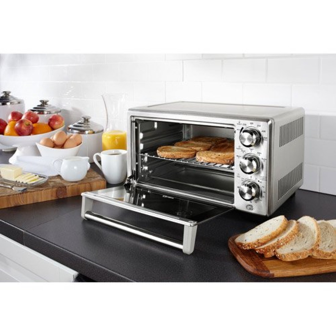 Oster Tssttvdfl2 6 Slice Stainless Steel Toaster Oven 1400 W Silver 5389