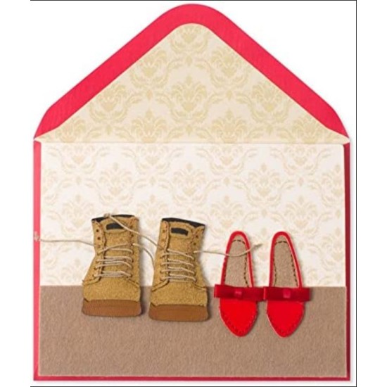  Anniversary Greeting Card In Packaging – Shoes Couple Perfect Pair