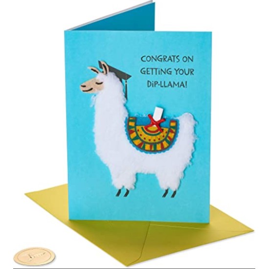  Funny Graduation Card (Funny Llama)