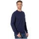 n Mens Waffle-Knit Thermal Pajama Shirt, Navy, 3X-Large