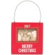  2017 Merry Christmas Mini Hanging Frame Ornament