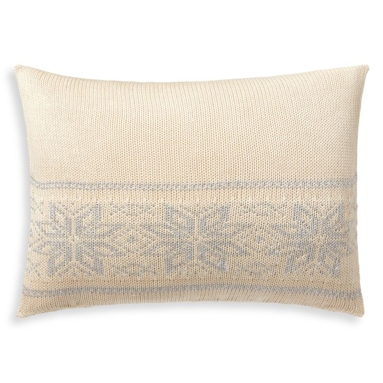  Mariel Decorative Pillow, 15 X 20, Beige/Silver