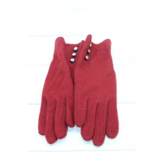  Modern Hand Crafted Gloves (Red, S)