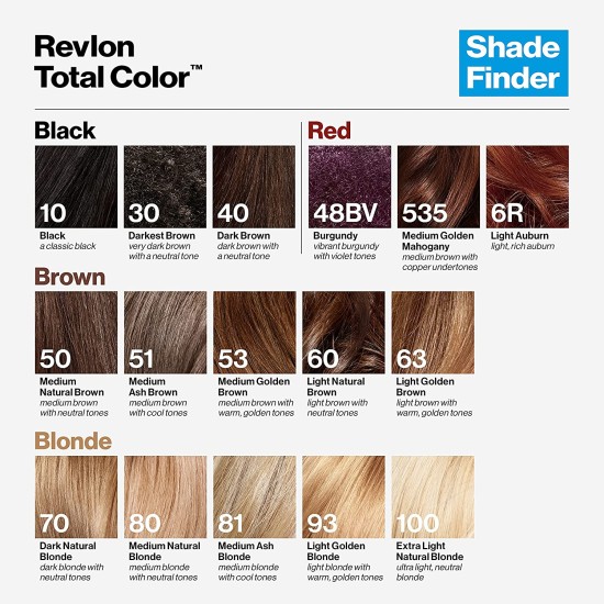  Total Permanent Hair Color, Clean and Vegan, 100% Gray Coverage Dye, 70 Dark Natural Blonde, 5.94 fl oz